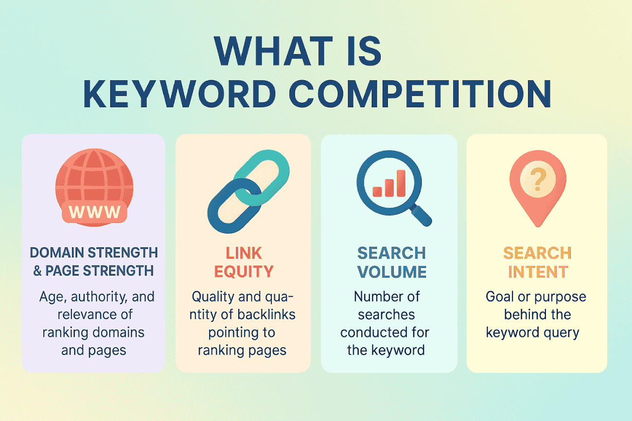 What determines keyword competition